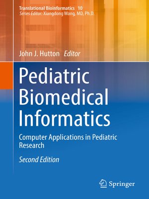 cover image of Pediatric Biomedical Informatics